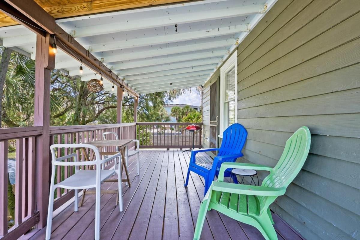 Marvelous Mermaid Bungalow, Dog-Friendly Upstairs Apt In Prime Vilano Beach St. Augustine Eksteriør bilde