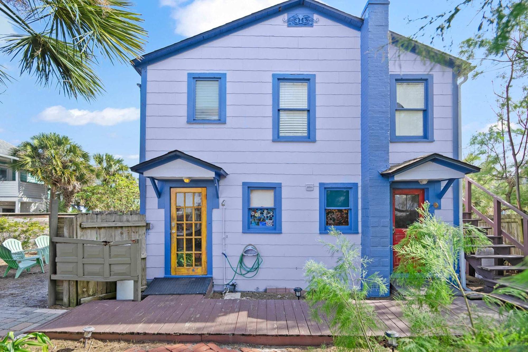 Marvelous Mermaid Bungalow, Dog-Friendly Upstairs Apt In Prime Vilano Beach St. Augustine Eksteriør bilde