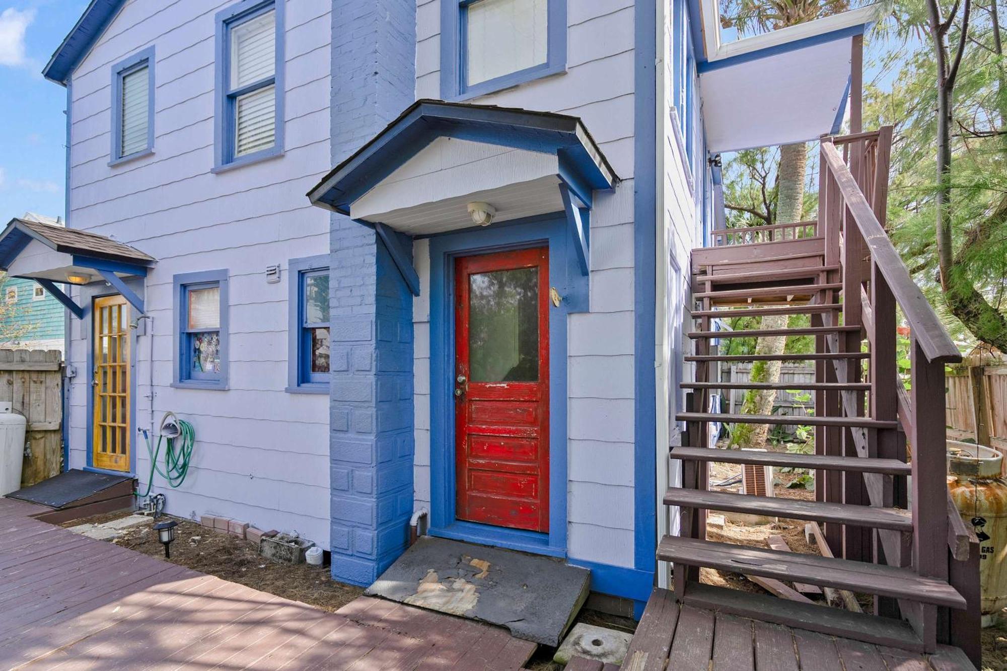 Marvelous Mermaid Bungalow, Dog-Friendly Upstairs Apt In Prime Vilano Beach St. Augustine Eksteriør bilde